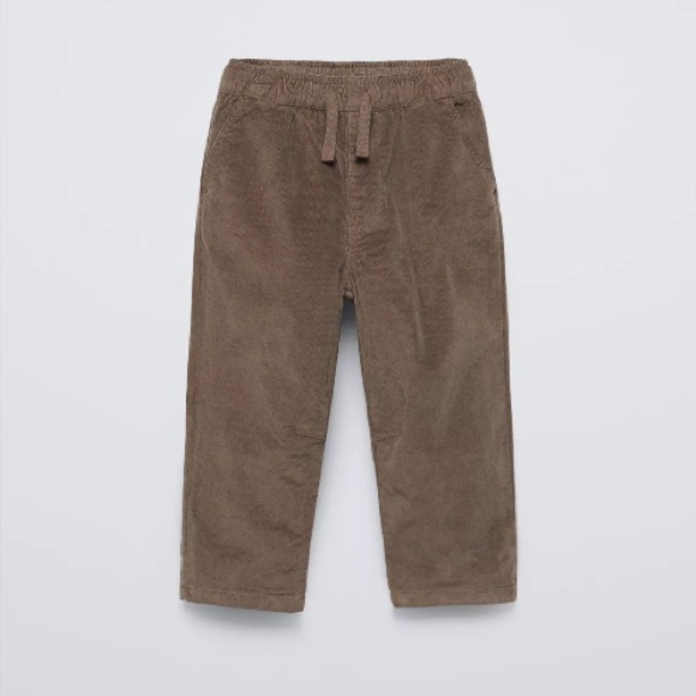 ZARA LINED CORDUROY PANTS